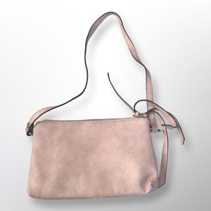 Chelsea 28 Kia Double ZIP Faux Leather Crossbody Bag